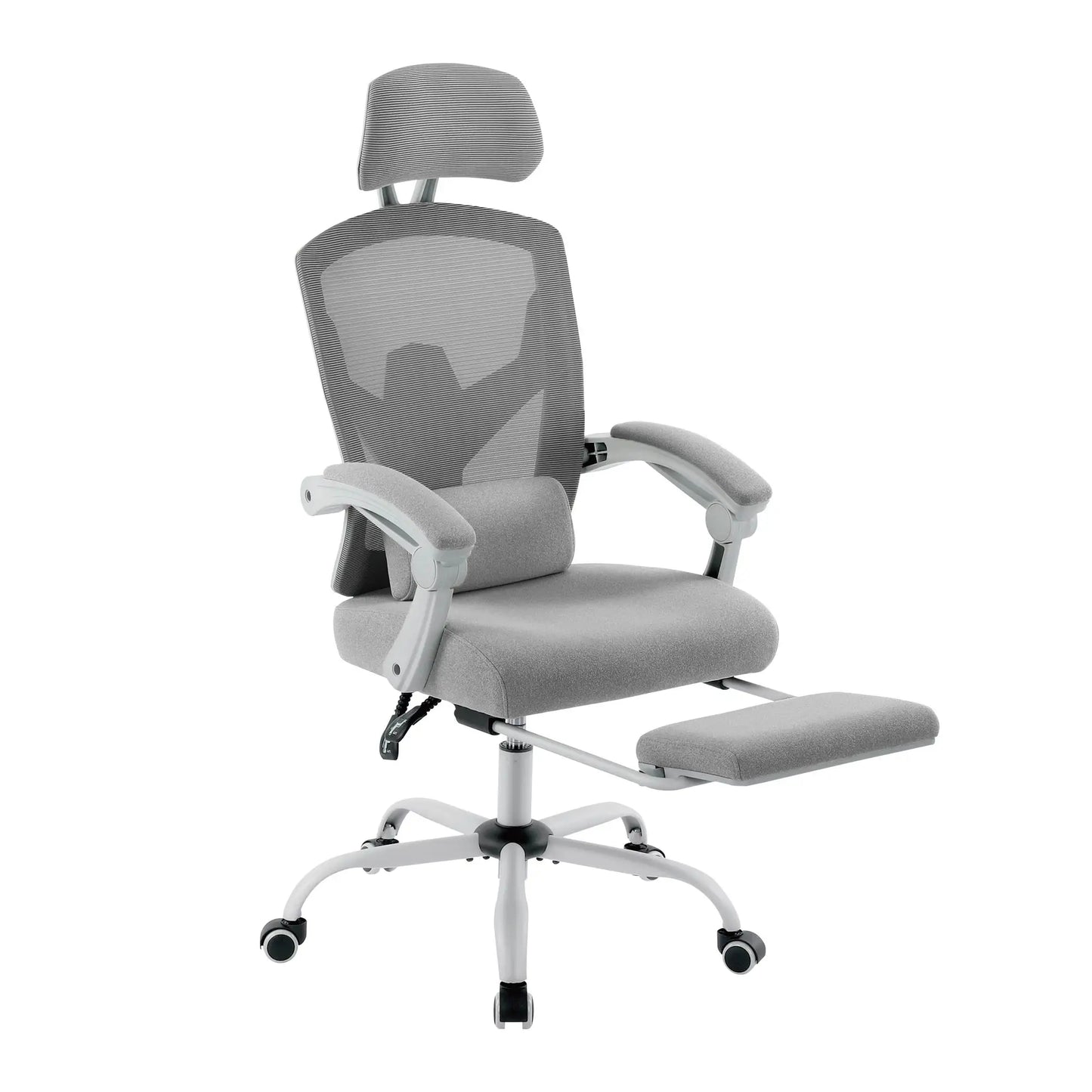 JHK Ergonomic Reclining High Back Mesh Living Room Rocking Gaming Chair Computer Desk Swivel Rolling Lumbar Support Pillow