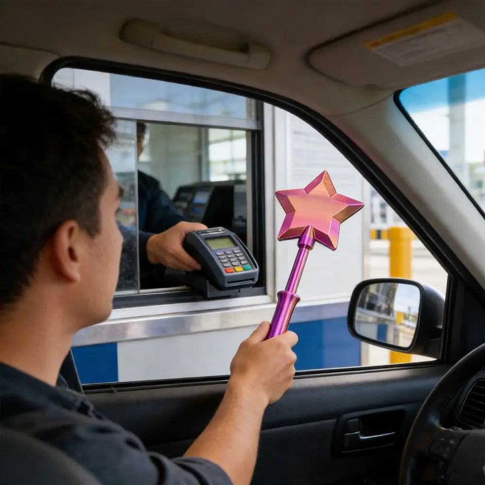 Creative 3D Printed Wand Tap To Pay Stretchable Lightweight Star Magic Wand Holder Cute Portable Contactless Payment Sleeve