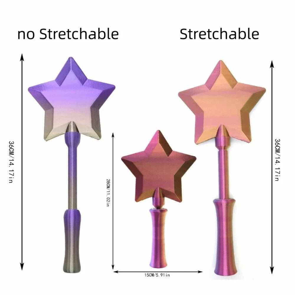 Creative 3D Printed Wand Tap To Pay Stretchable Lightweight Star Magic Wand Holder Cute Portable Contactless Payment Sleeve